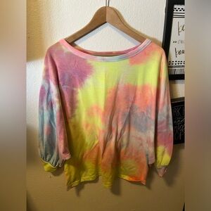 X-Large tie dye woman’s top